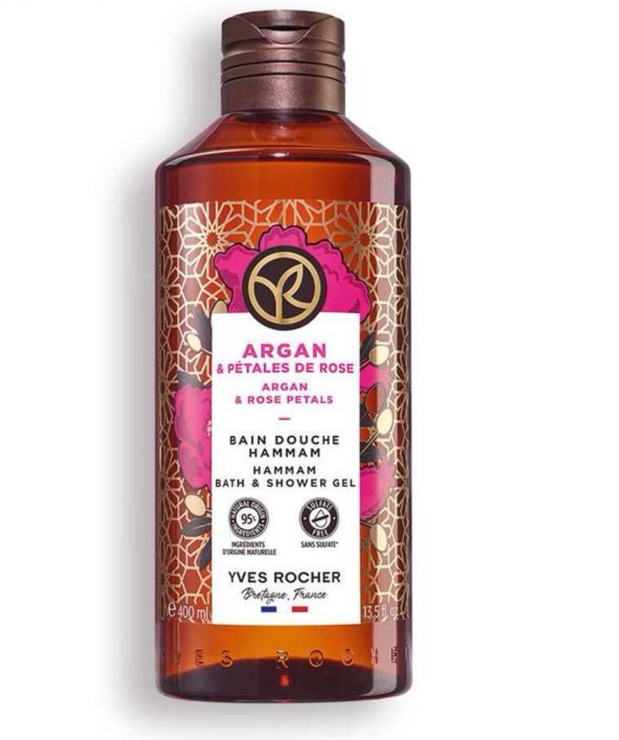Gel douche Argan & Pétales de Rose - Yves Rocher
